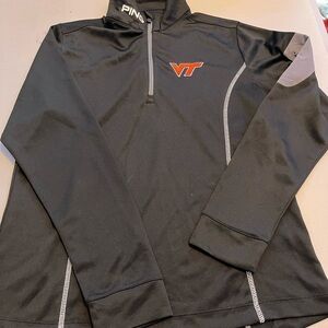 Virginia Tech Sweatshirt Womens medium 1/4 Zip Pullover
